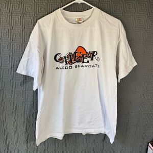 Fruit Of The Loom T-Shirt Men’s Size XL White Vintage Aledo Cheer Bearcats